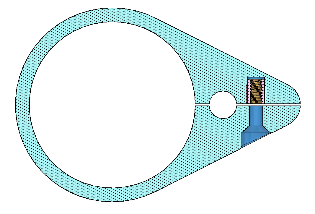 Safety Cable Clamps for Acme Aero Shocks