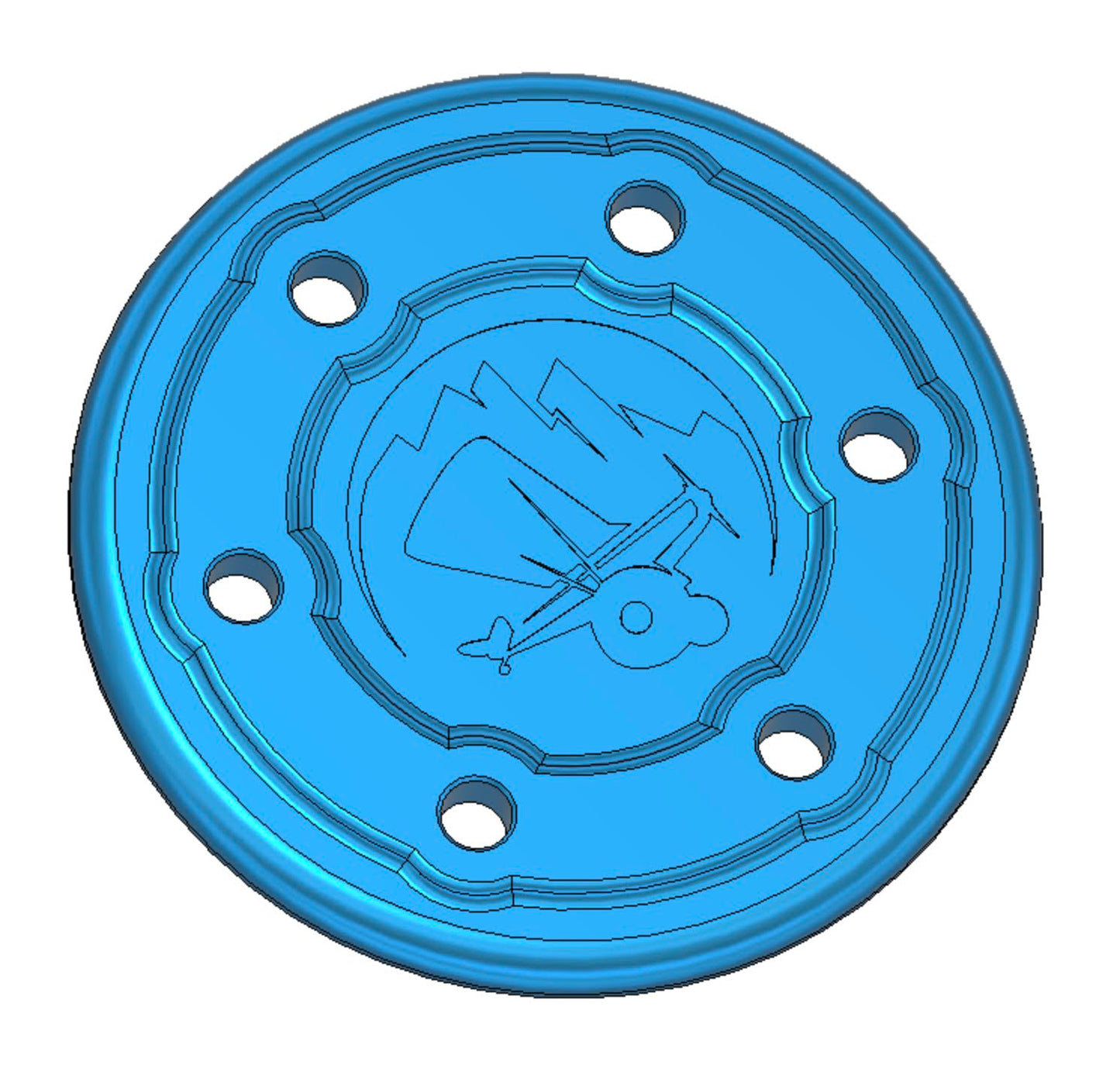 Lycoming 7" Prop Crush Plate