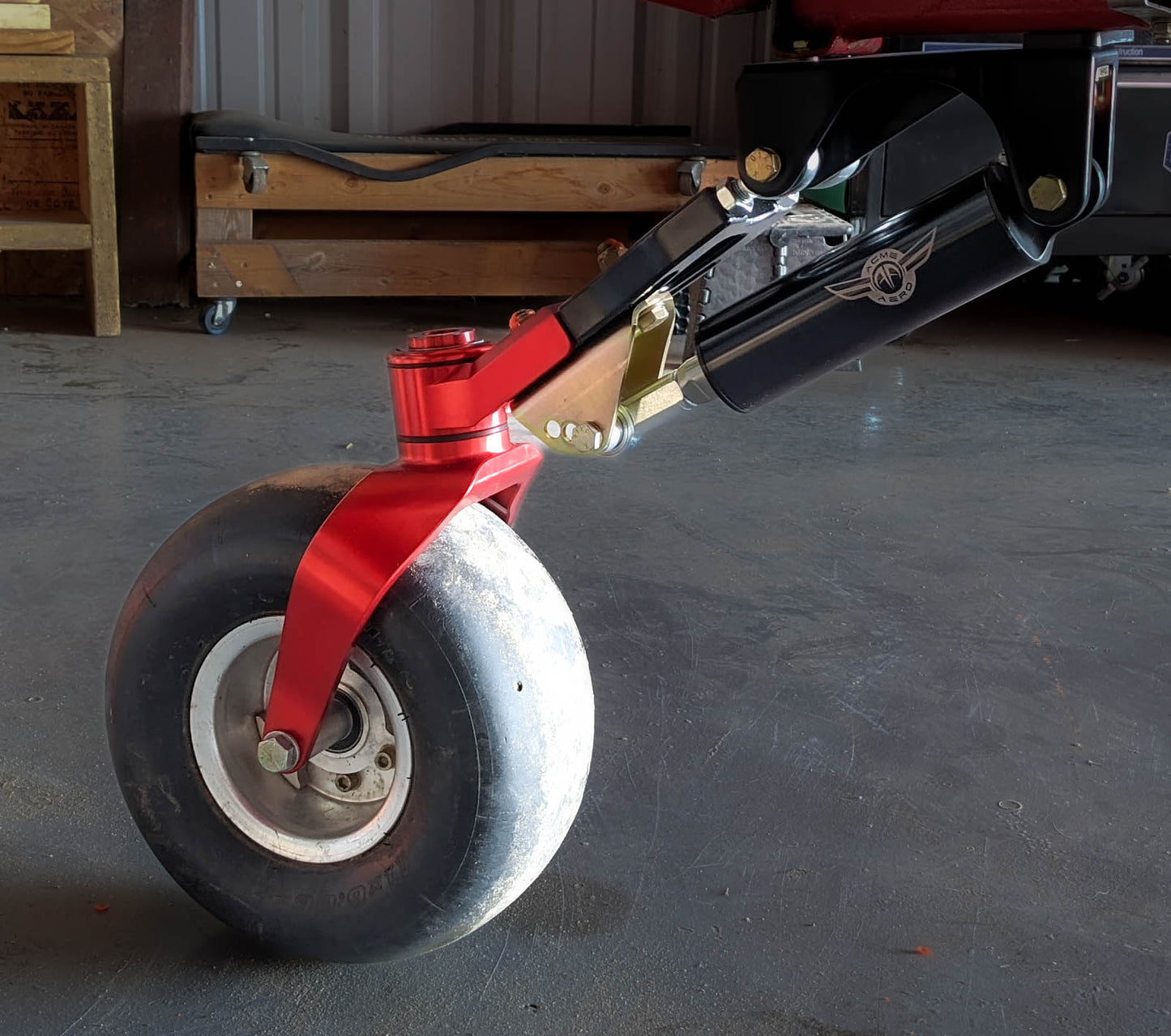 Free Castering Tailwheel Fork