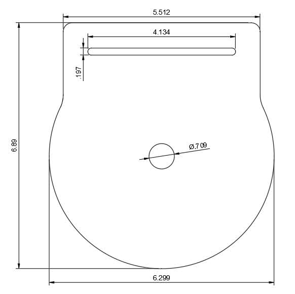 Manual Trim Cover Plate